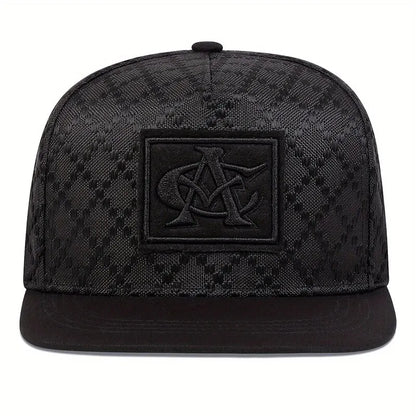 Unisex CA Letter Embroidery Hip Hop Hats Spring and Autumn Outdoor Adjustable Casual Sunscreen Hat