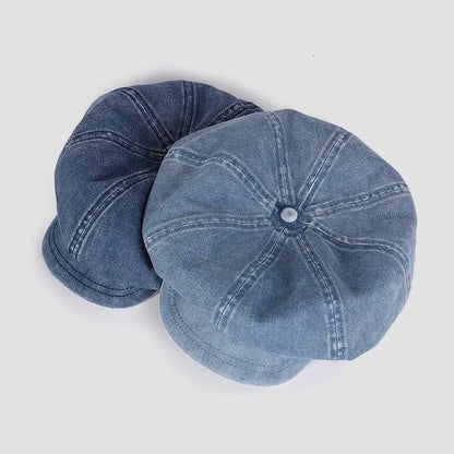 Hombre Newsboy Flat Caps Big Octagonal Hat