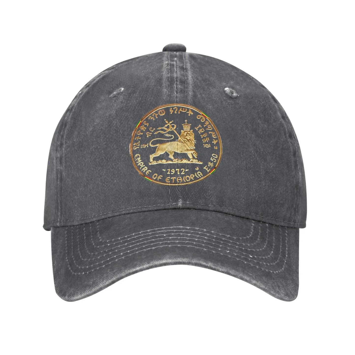 Moa Anbessa Haile Selassie Ras Taferian Ethiopia Washed Baseball Cap