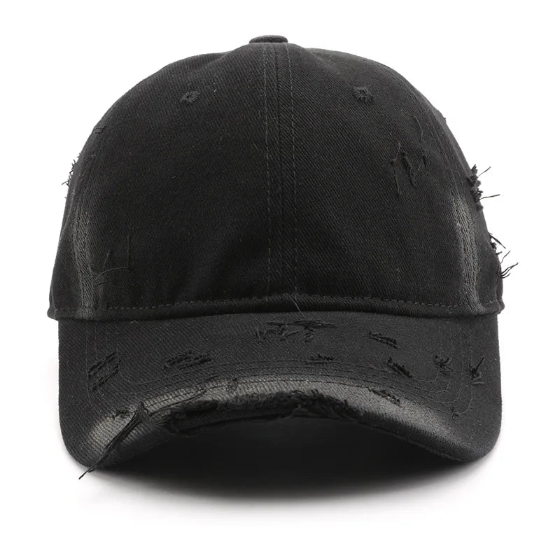 Japanese Retro Style Men's Personalized Washed Solid Color Baseball Cap