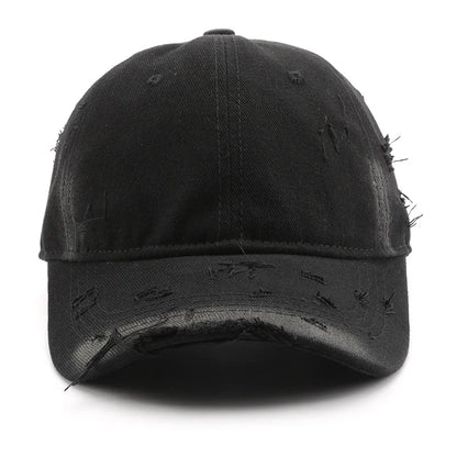 Japanese Retro Style Men's Personalized Washed Solid Color Baseball Cap