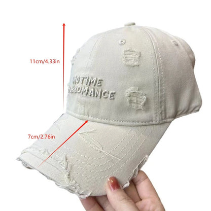 Hat Women's Spring And Summer Baseball Cap Small Fresh Fashion Contrast Color Peaked Cap Mountaineering Hat