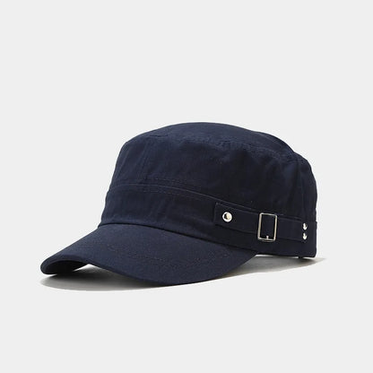 Men Vintage Army Denim Baseball Cap Cotton Cadet Hat