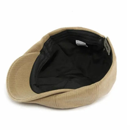 Spring Polyester Print Warm Newsboy Caps