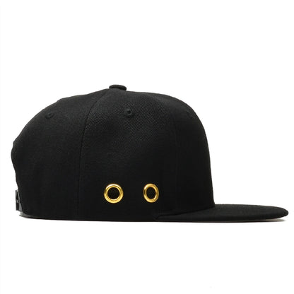 Hip Hop Solid Black Snapbacks For Men Women