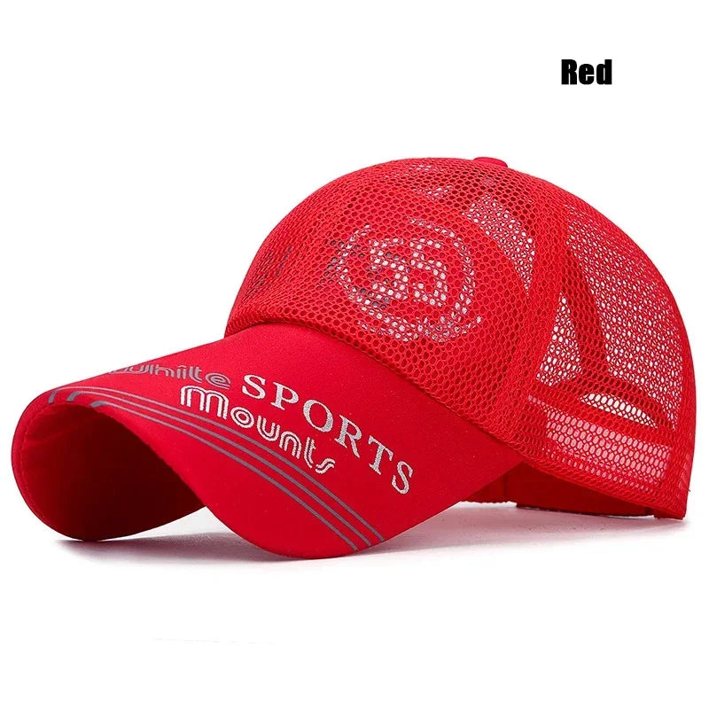 Fashion Accessories Print Pattern Breathable Brim Baseball Cap Unisex Outdoor