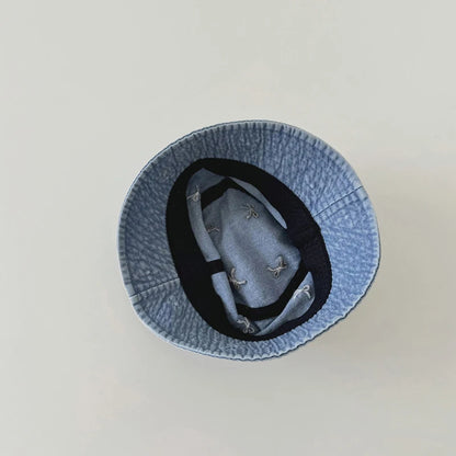 Spring Summer Baby Fisherman Hats Lovely Bow Pattern Kids Boys Girls