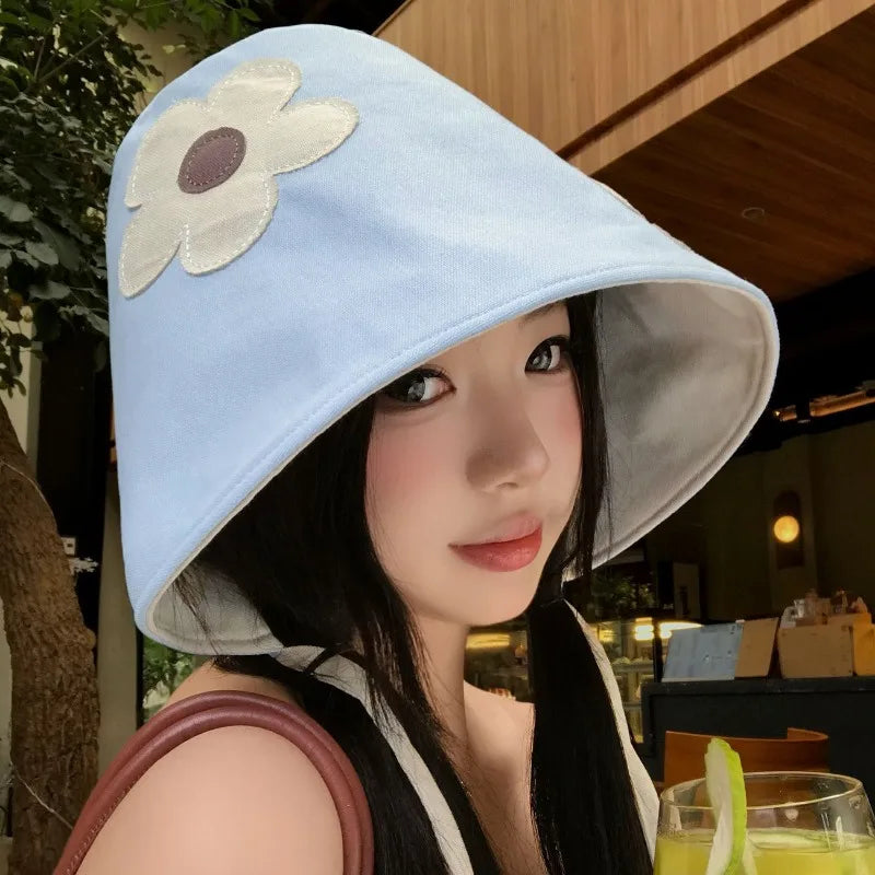 Sweet Flower Strap-On Bucket Hat