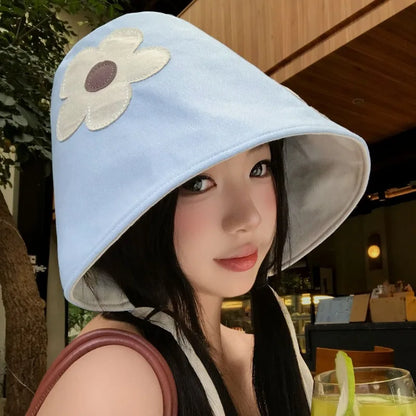 Sweet Flower Strap-On Bucket Hat