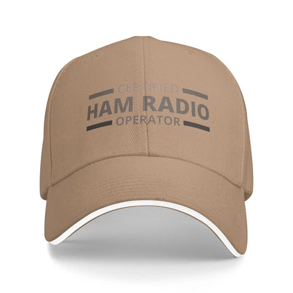 Amateur Ham Radio Baseball Cap Female Male