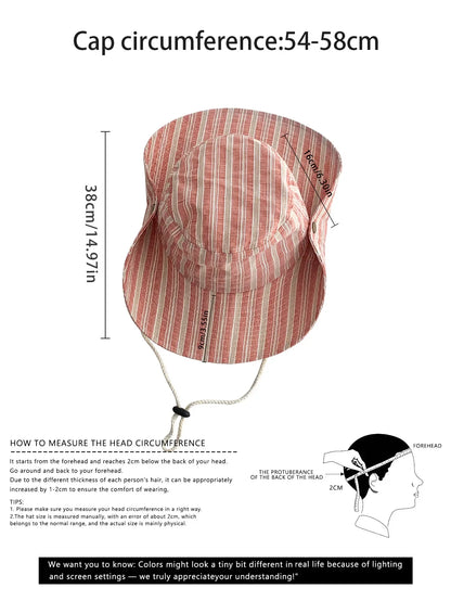 Fisherman Hat Women's Summer New Large Brim