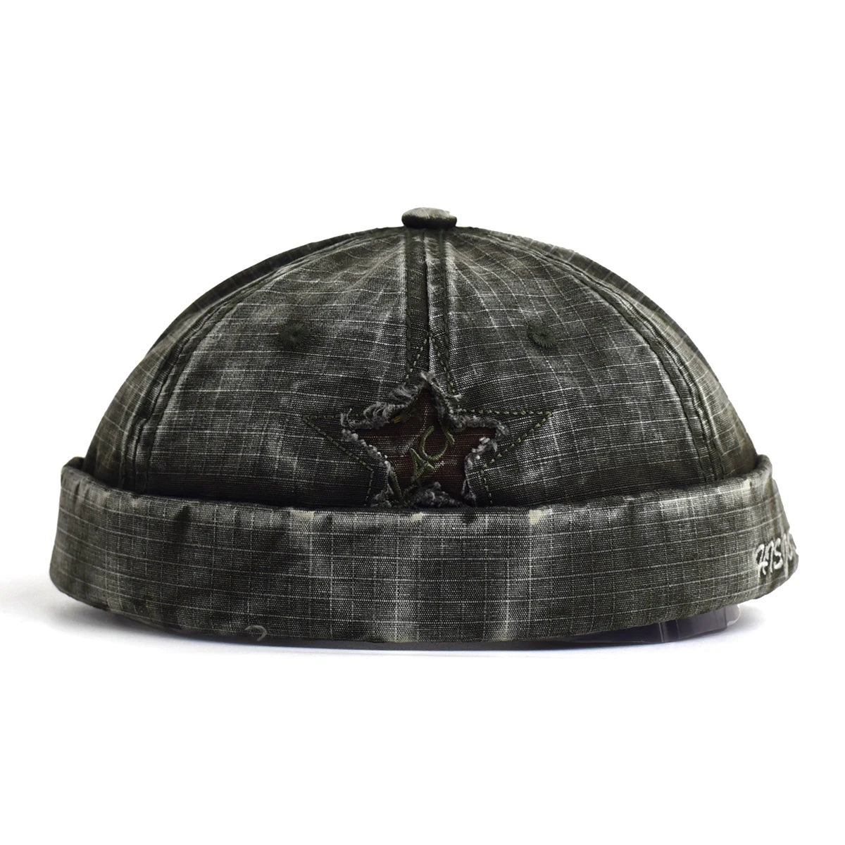 Four Seasons Cotton Solid Docker Cap Brimless Hat Beanie Hats