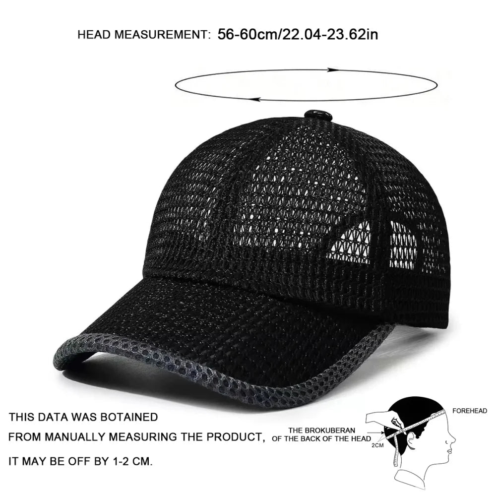 1 Simple Unisex Mesh Breathable Baseball Cap