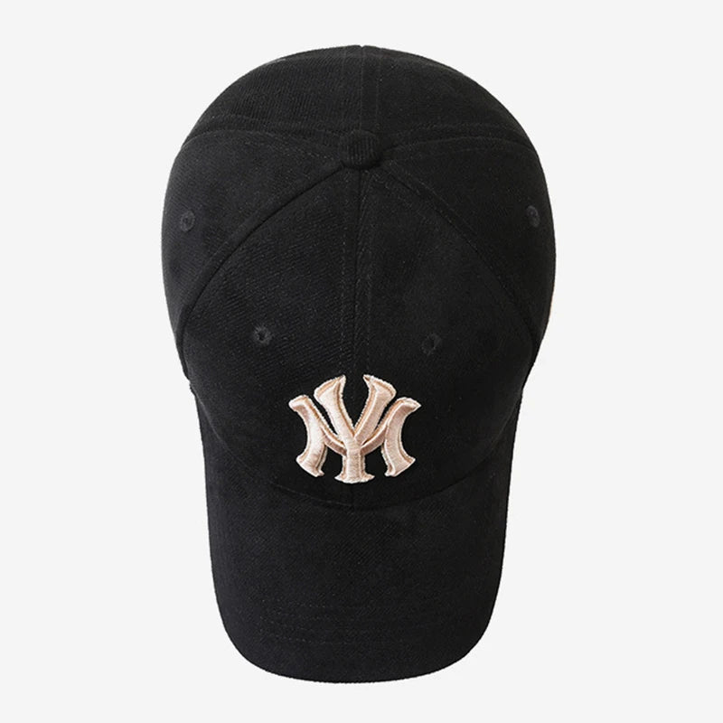 Couple Embroidered Letters Baseball Cap Adjustable Unisex Fashion Matching Sun Hat Trendy Casual Duck Bill Cap