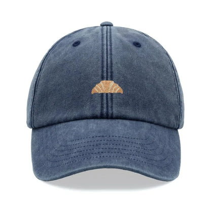 1pc Croissant Printing Retro Baseball Caps for Men