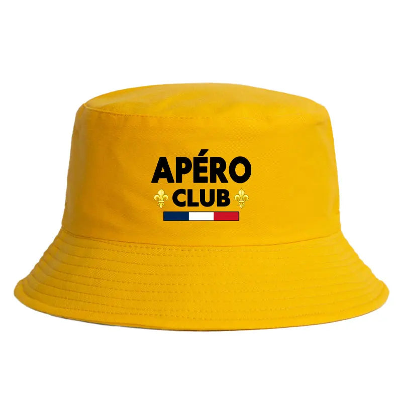 Fashion France Apero Club Bob Reversible Bucket Hat