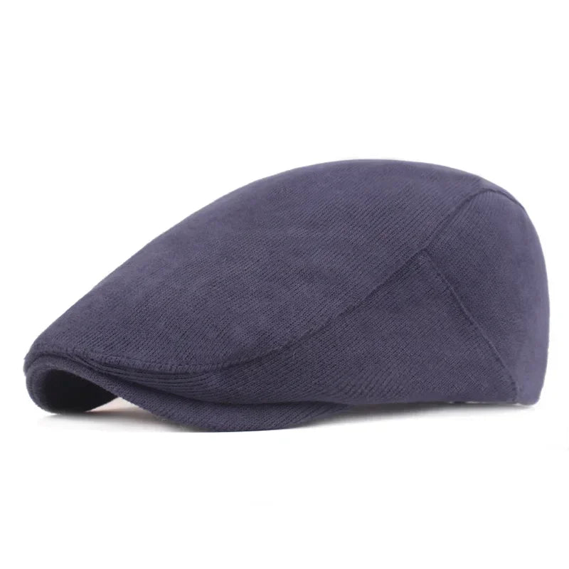 Men Classic One‑Piece Front Beret Newsboy Cap