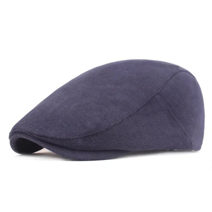 Men Classic One‑Piece Front Beret Newsboy Cap