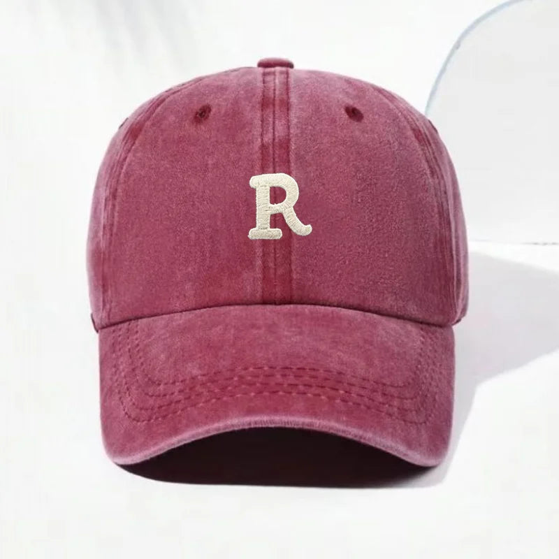 Men Baseball Cap Cotton Washed Women Vintage Adjustable Dad Cap