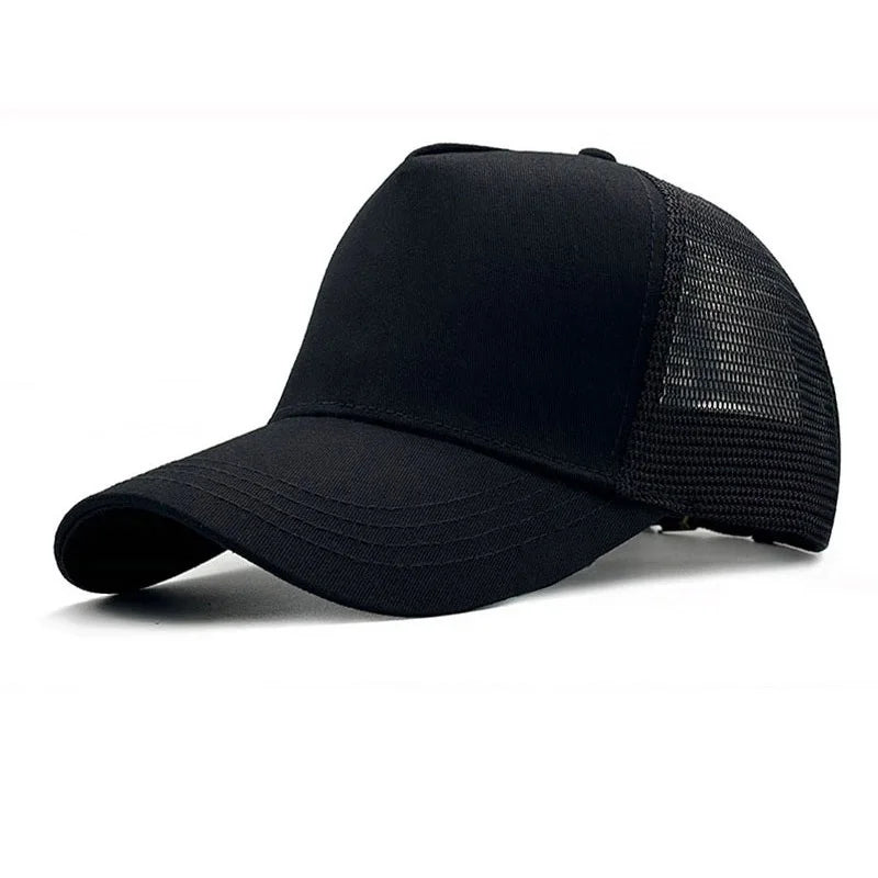 XXXL Men Women Baseball Cap Big Head Plus Size Summer Mesh Top Quality
