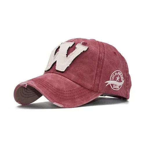 Embroidery Letter W Baseball Cap Snapback Caps