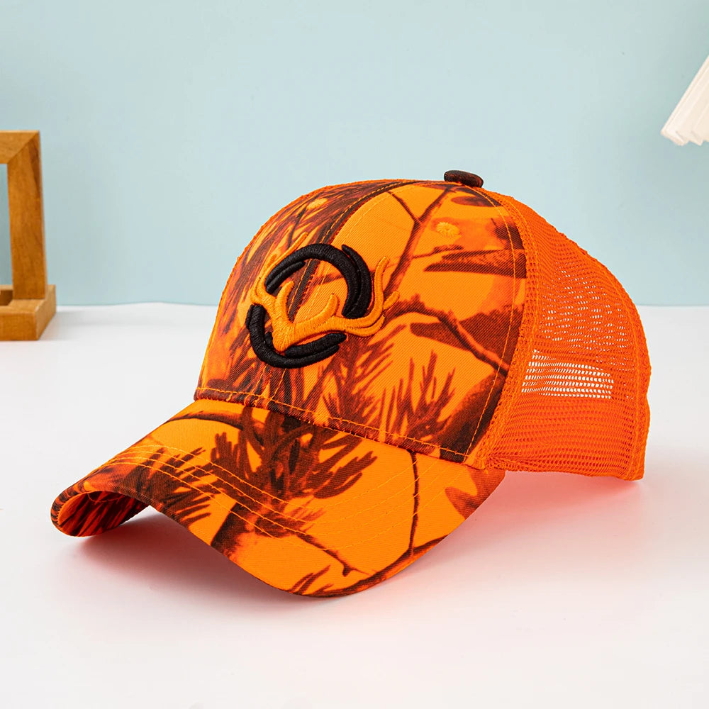 Antler Embroidered Baseball Cap Hip Hop