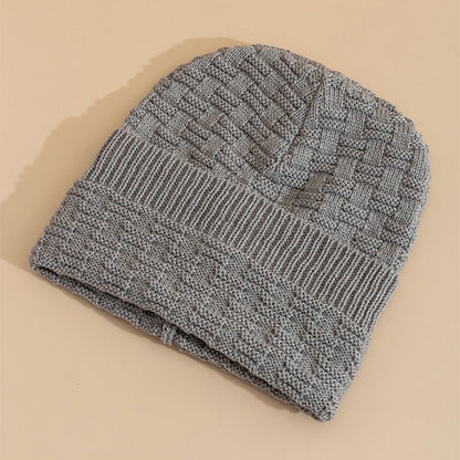 Unisex Slouchy Winter Hat Long Size Knitted Hat Casual Beanies For Men & Women