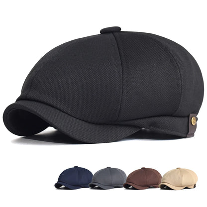 Spring Summer Casual Newsboy Caps Breathable Outdoor Retro Beret Hats
