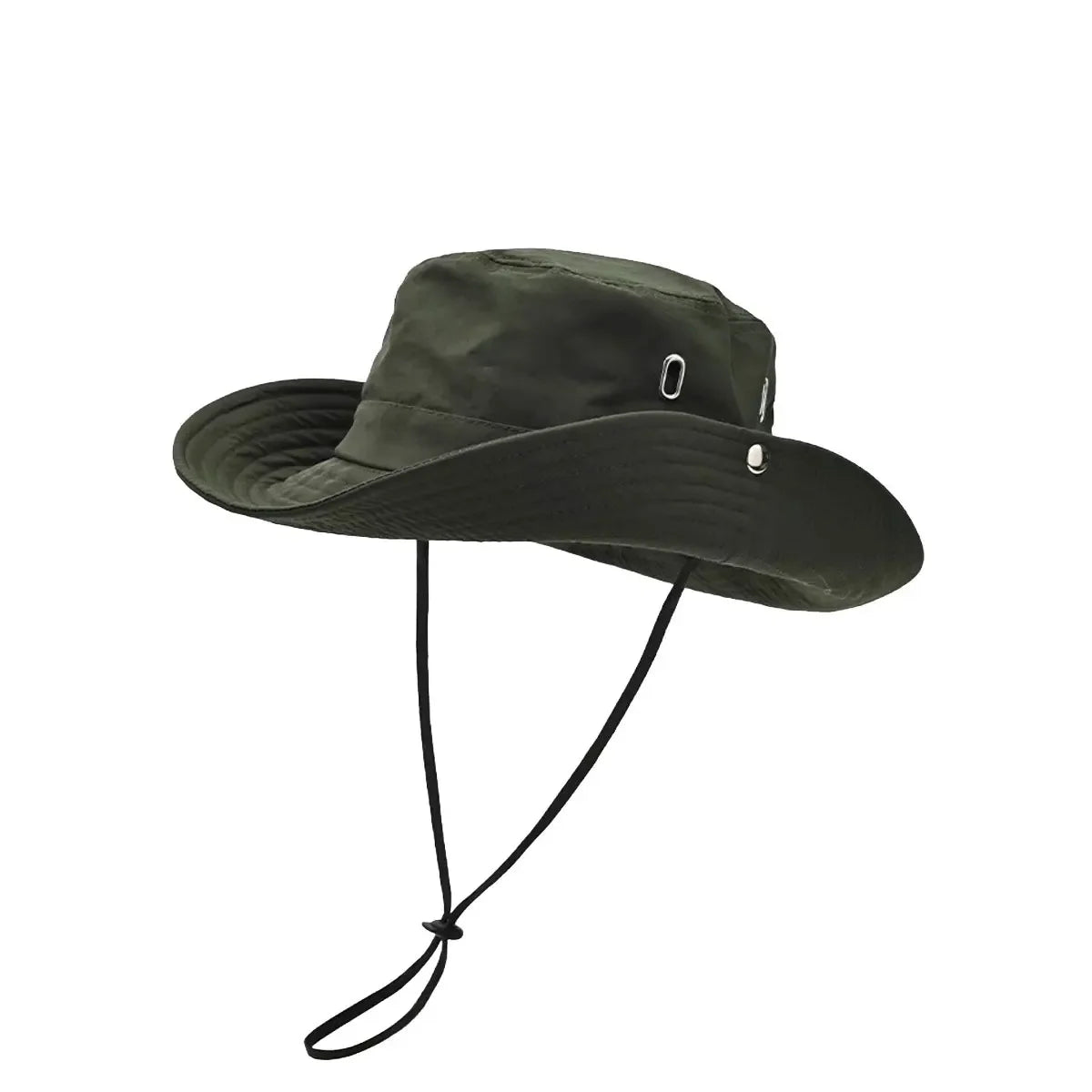 Men Silver Porosity Of Quick Drying Material Bucket Hats