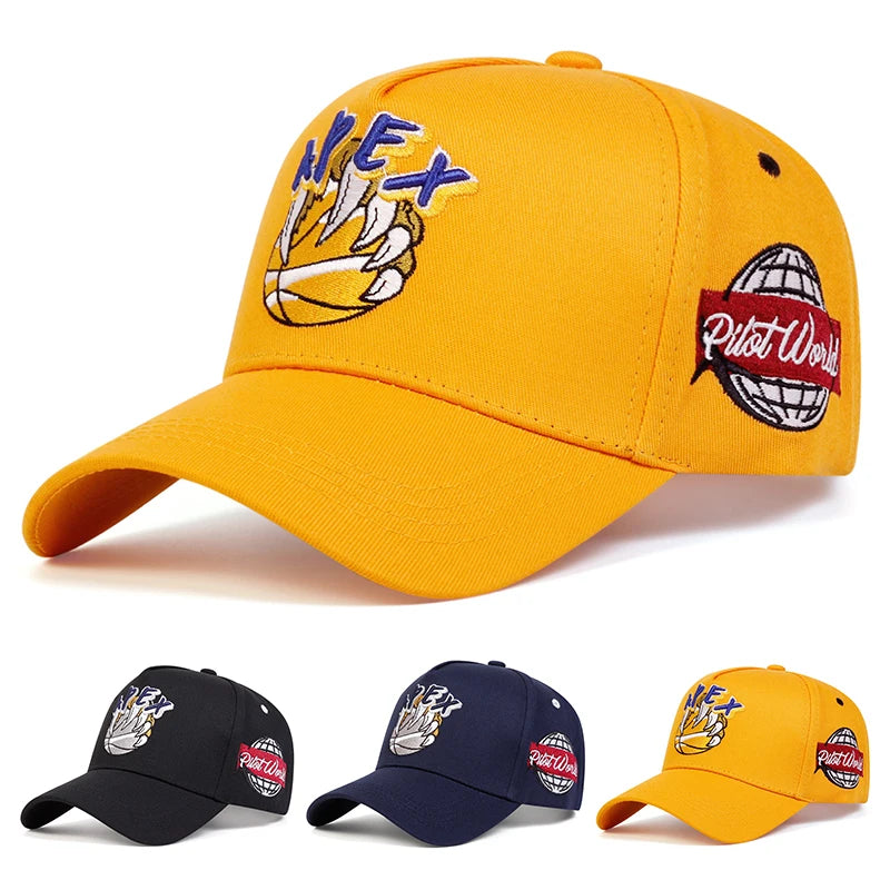 Unisex Bear Claw Basketball Apex Embroidery Baseball Caps Spring