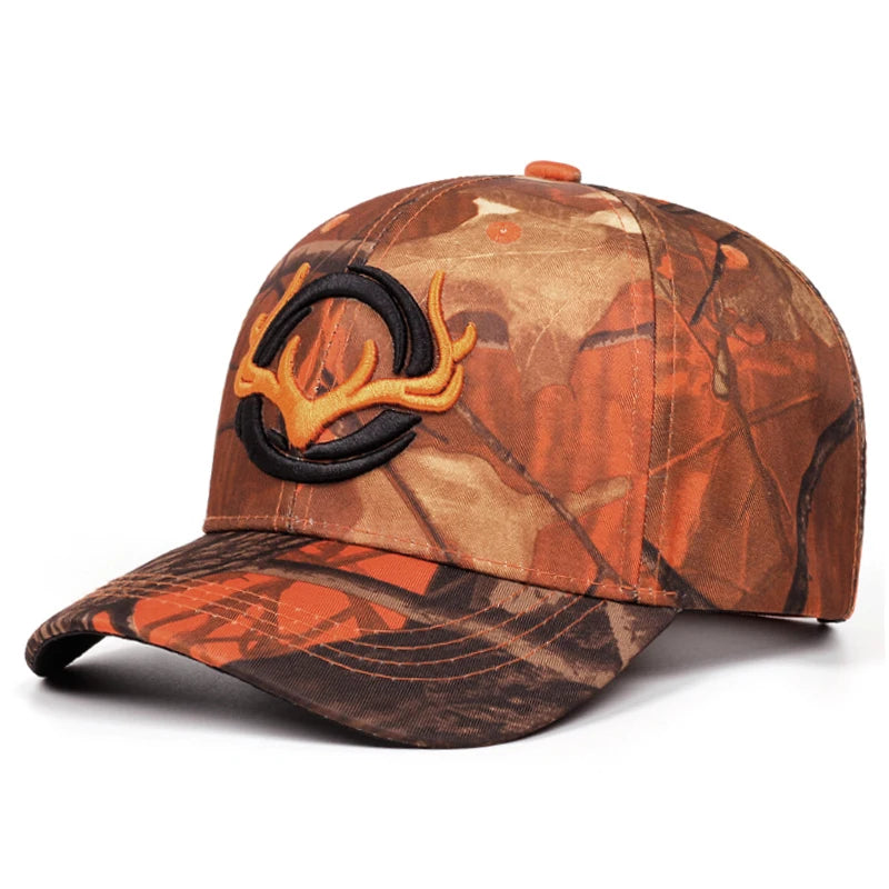 Creative Skateboard Hat Antlers Embroidered Digital Printed Baseball Hat