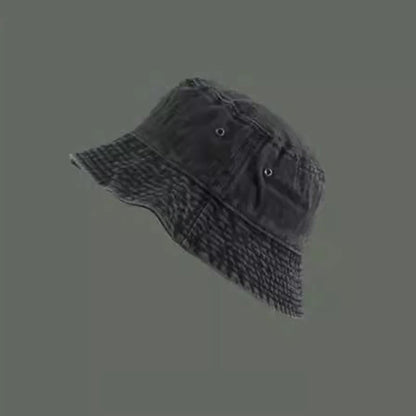 Bucket Hat Retro Washed Denim Fisherman Hat