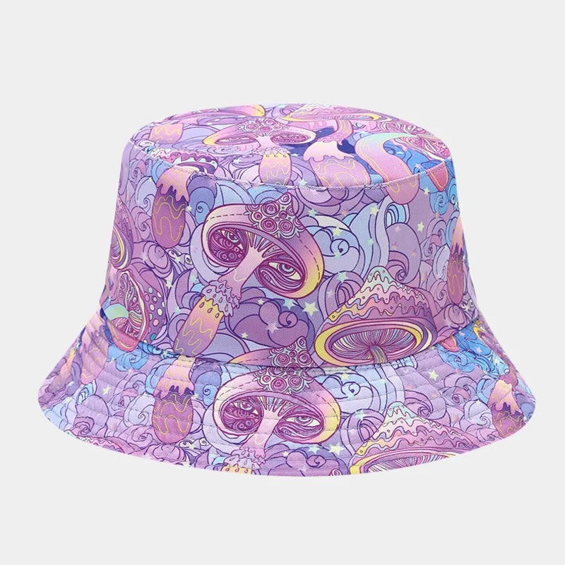 Colorful Print Bucket Hat Panama For Women And Men