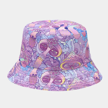 Colorful Print Bucket Hat Panama For Women And Men