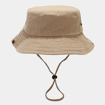 Custom Summer Retro Washed Cotton Patchwork Bucket Hat