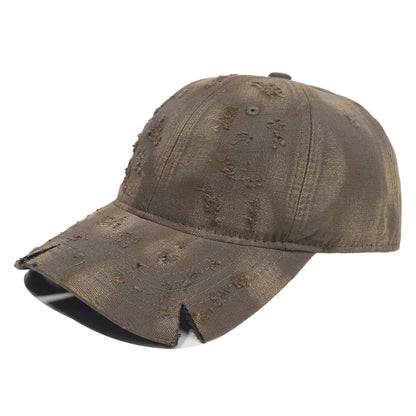 New Vintage-Style Distressed Baseball Cap For Women