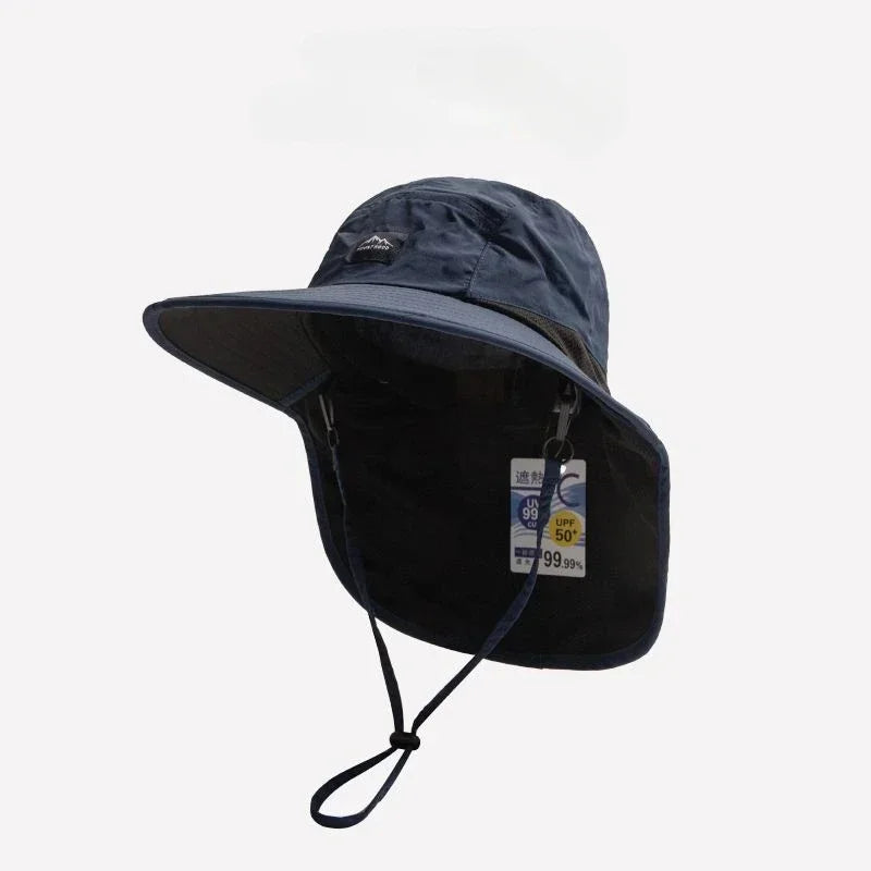 Unisex Summer Wide Brim Waterproof Quick-Drying Panama Caps