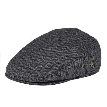 Wool Tweed Herringbone Irish Cap Men Women Beret