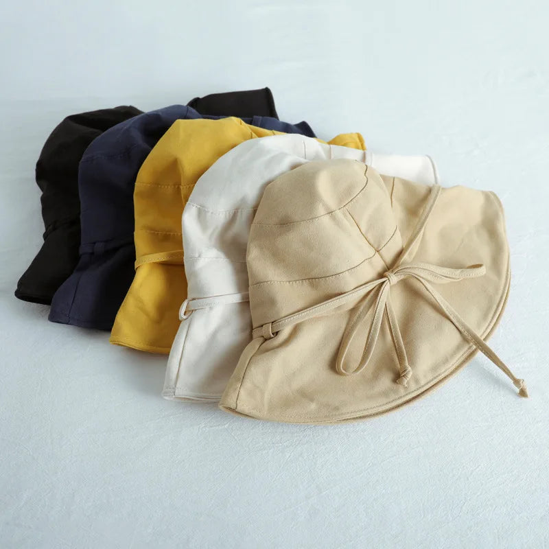 Women Tie Bow Fisherman Hat