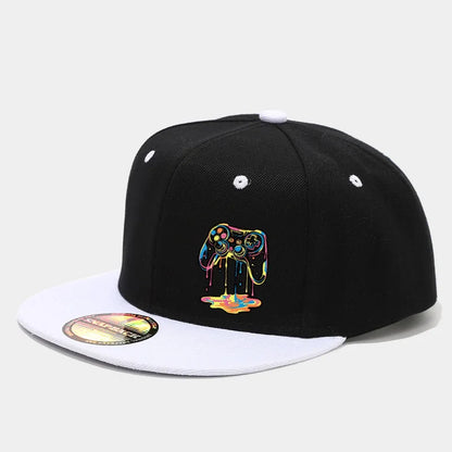 1PC Two - Color Block Hip - Hop Cap for Men and Women Snapback Cap