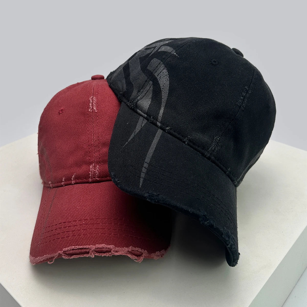 New Unisex Gradient Simple Solid Baseball Hats