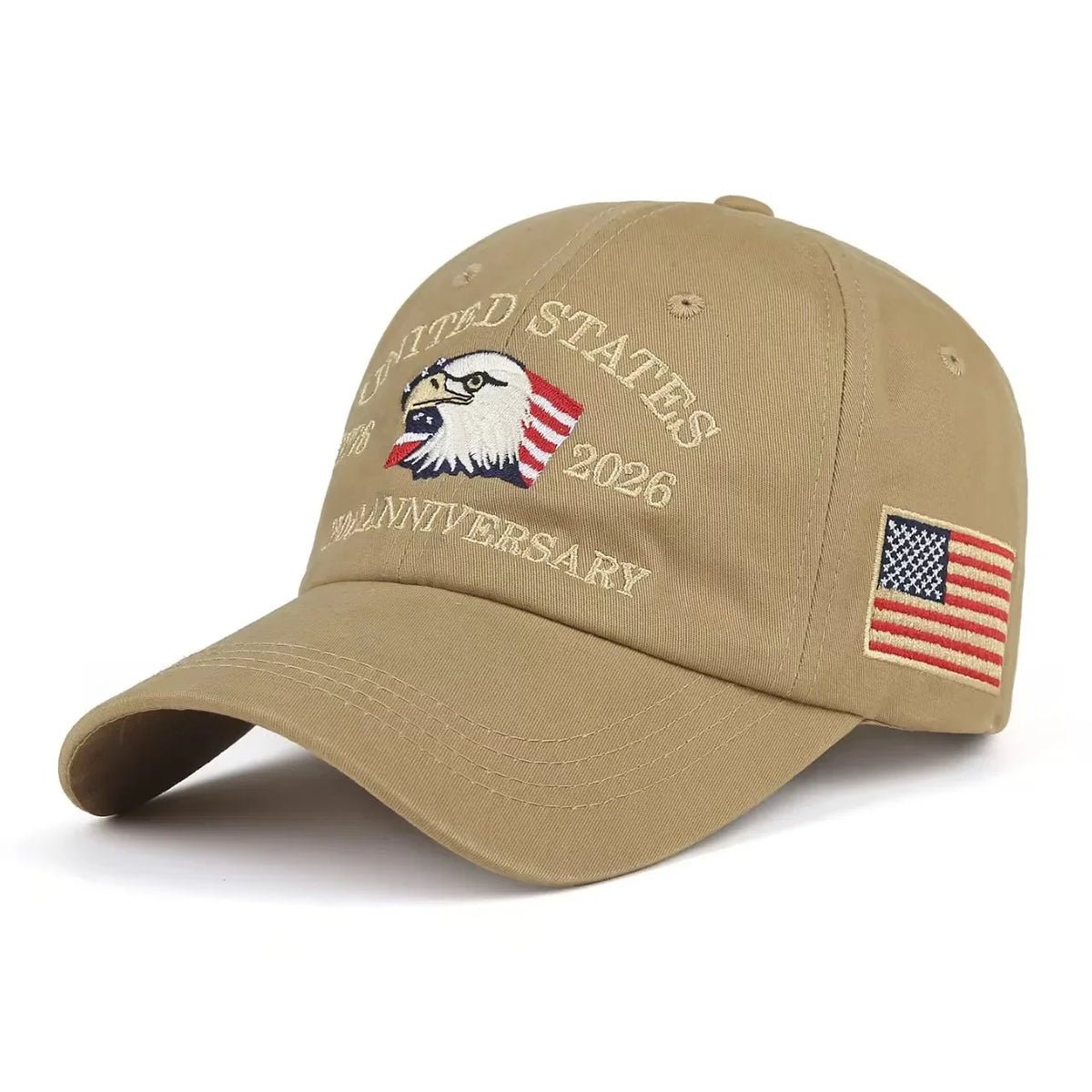 Outdoor Sports Baseball Cap Embroidery American Eagle Head 250th Anniversary Cap Shade Cap