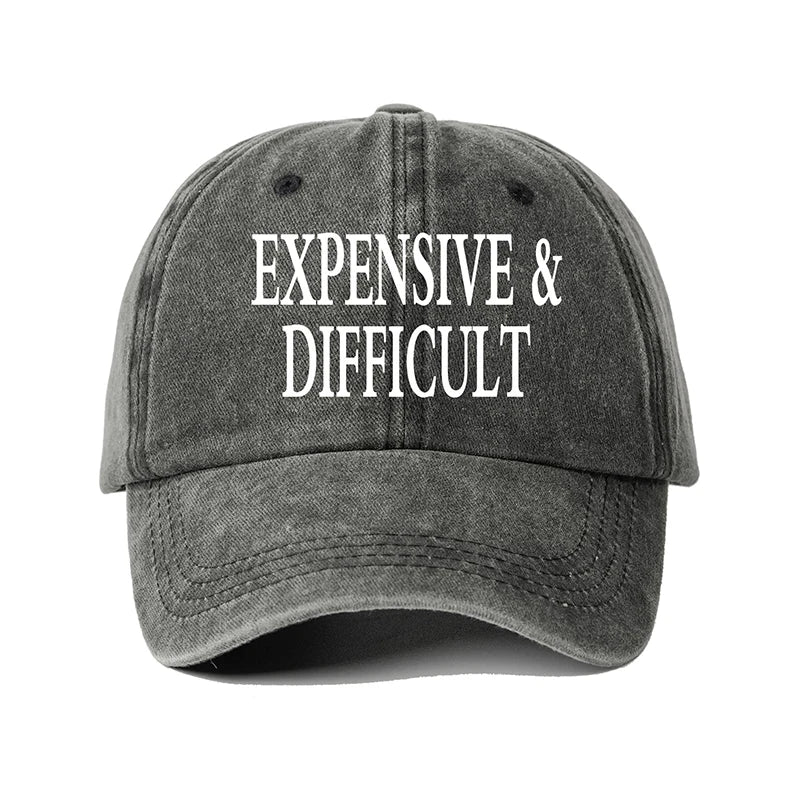 "Printed Washed  Baseball Cap, Lightweight Multipurpose, Suitable for Daily Wear, Outdoor Sports, Party