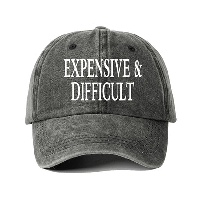 "Printed Washed  Baseball Cap, Lightweight Multipurpose, Suitable for Daily Wear, Outdoor Sports, Party