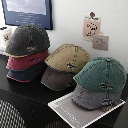 Summer Cotton Newsboy Caps For Men Hats Berets
