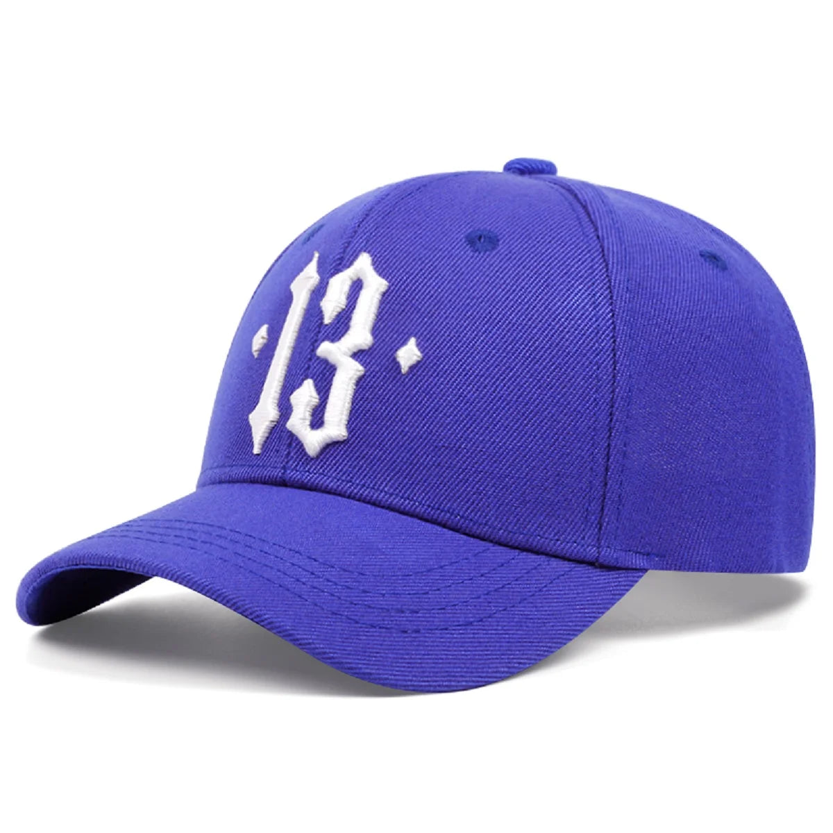 13 Number Embroidery Baseball Cap For Men Cotton Hat