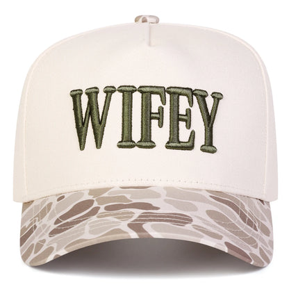 Unisex Wifey Embroidery Baseball Caps Spring Autumn
