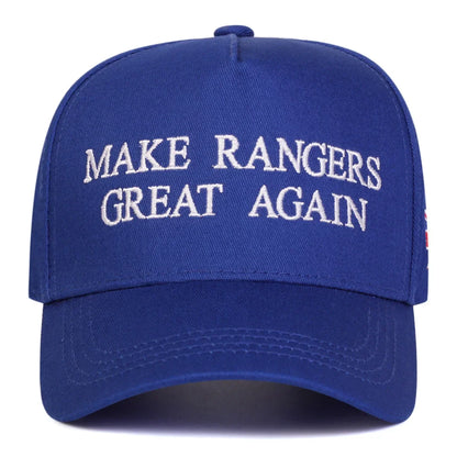Unisex Make Rangers Letter Embroidery Baseball Caps Spring and Autumn