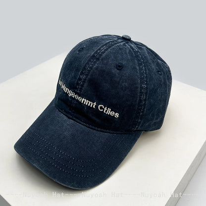 New Men Women Simple Letter Embroidery Baseball Hats
