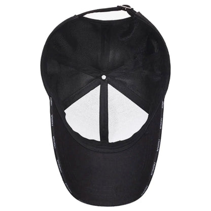 Unisex Summer Cap Classic Black Embroidered Baseball Cap For Men & Women